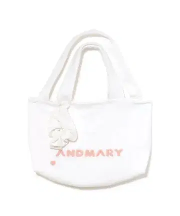 Milky pile tote bag with chouchou AH0024