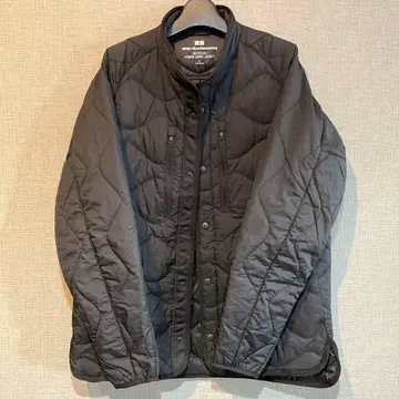 UNIQLO 블랙 퀼팅 다운 자켓