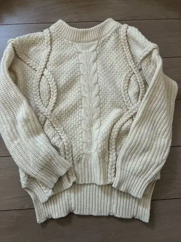 CLANE 3D 케이블 짜임 니트 클라네 38