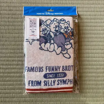 도쿄 디즈니 리조트 페이스 타월 3마리 아기 돼지