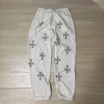 Unknown London 조거 팬츠 스웨트 팬츠 화이트 L