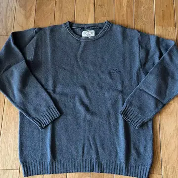 ARMANI JEANS 그레이 니트 스웨터