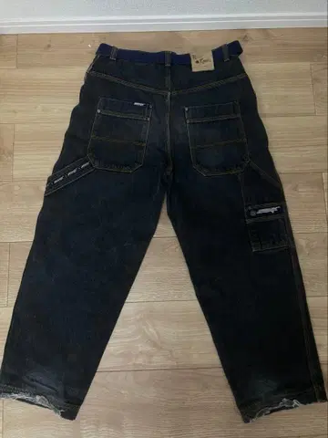 SOHK 블랙 데님 36인치 90s 페인터 팬츠