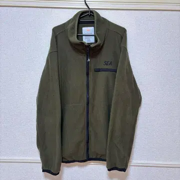 Wind and SEA 플리스 자켓 올리브 M 사이즈