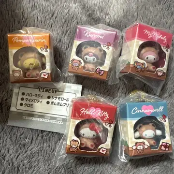 산리오 가챠 가챠가챠 미니어처 패키지 컬렉션