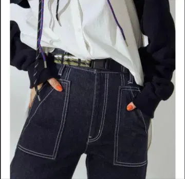 UN3D. 아쓰리드 패브릭 믹스 벨트