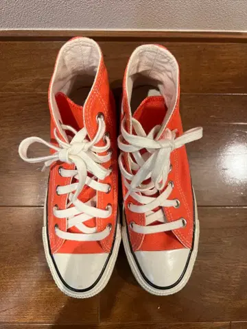 CONVERSE ALL STAR 레드 스니커즈 US4 23cm