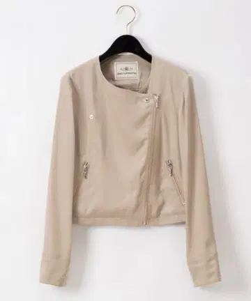 미사용 새상품 그레이스 콘티넨탈 새틴 라이더 자켓 36