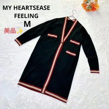 [ 새상품급 ] 마이하트이즈이징필링 롱 가디건 블랙 체형 커버