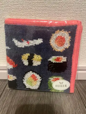 [ 새상품 ] FEILER JAL SUSHI 손수건 네이비