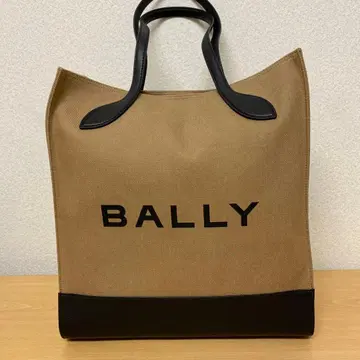 BALLY 베이지/블랙 토트백