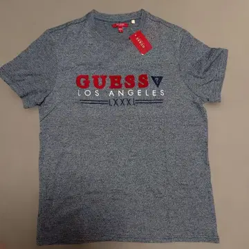GUESS 로고 티셔츠 XL 네이비 계열