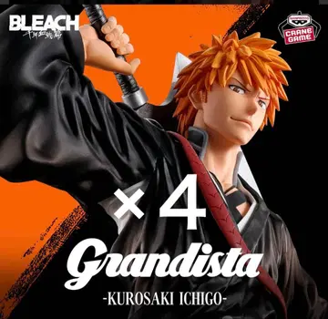 [ 4체 세트 ] BLEACH 쿠로사키 이치고 피규어 Grandista