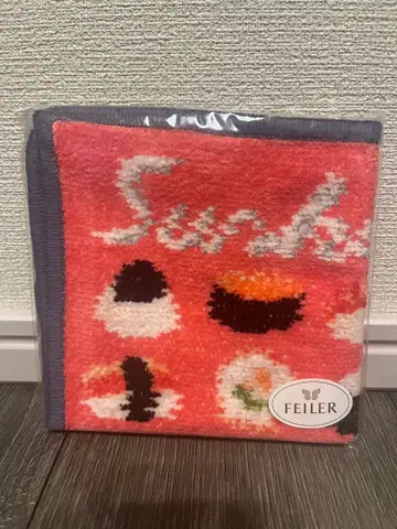 [ 새상품 ] FEILER JAL SUSHI 손수건 핑크