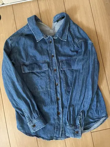 뮤닉 데님 오버 셔츠