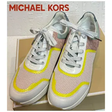 [ 미사용 ] MICHAEL KORS 메쉬 파스텔 컬러 스니커즈