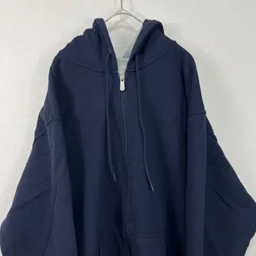 챔피온 챔피온 후드티 네이비