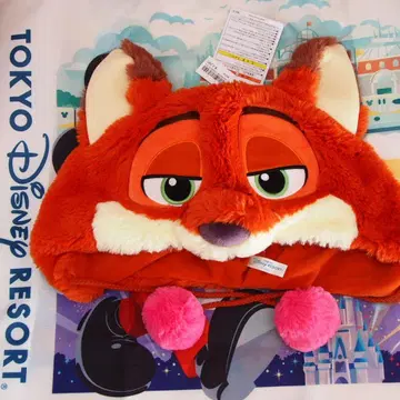 주토피아 닉 폼폼 포함 팬캡