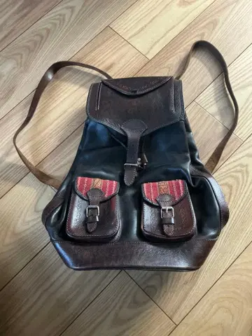 가죽 백팩 남미산