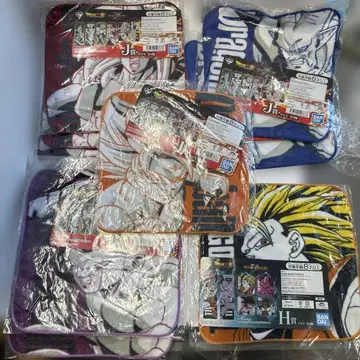 드래곤볼 타월 9개 세트 BANDAI