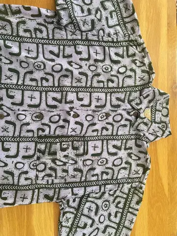 NOANOA 노아노아 알로하 셔츠 보라색