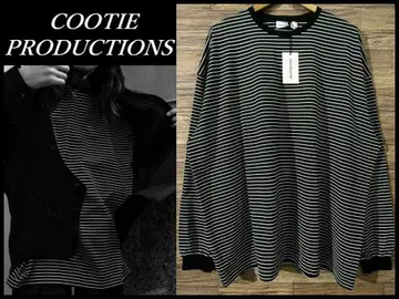 새상품 25SS 쿠티 수피마 코튼 천축편 보더 긴팔 T셔츠