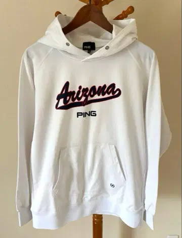[ 새상품급 ] PING 핑 골프웨어 애리조나 로고 후디 화이트