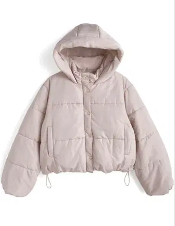 그레일 후드 부착 충전솜 다운 자켓[pm668] 핑크