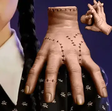 리얼한 손 피규어 솔기 포함