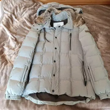 TATRAS 그레이 다운 자켓 퍼 포함