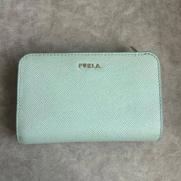 FURLA 접이식 지갑 민트 그린
