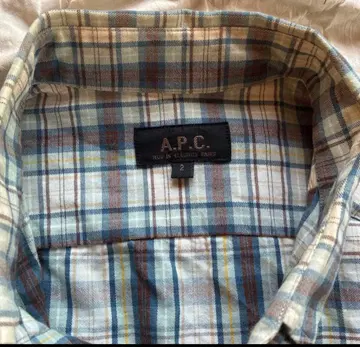 A.P.C. 체크 셔츠 아페쎄 apc