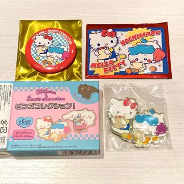 치이카와 산리오 콜라보 하치와레 키티 랜덤 컴플리트 세트