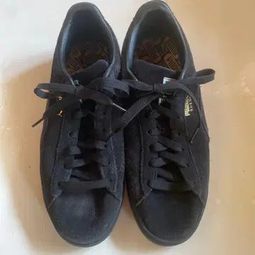 PUMA SUEDE 블랙 스웨이드 스니커즈