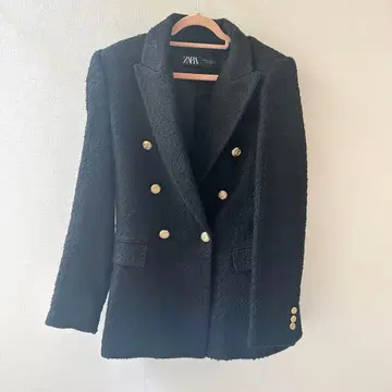 ZARA 자라 코트 자라 코트 테일러드 자켓 트위드 자켓