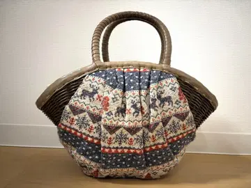 lapu-lapu 니트 패턴 바스켓백 루돌프