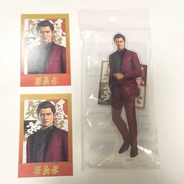 용과 같이 관혼상제 미네 요시타카 아크릴 스탠드 금박 카드