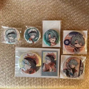 니지산지 나기사 트라웃 캔뱃지 폴라로이드풍 카드 묶음 판매