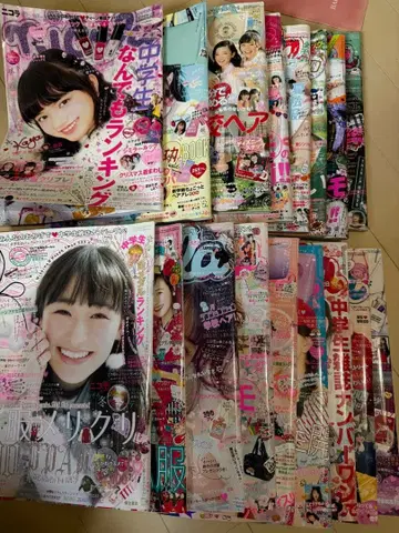 니콜라 잡지 세트 2016~2018 헤이세이 여자 낱개 판매 가능