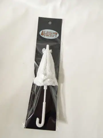 리카짱 캐슬 레이스 우산 화이트