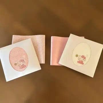 황궁 한정판 헬로키티 타월 2개 세트