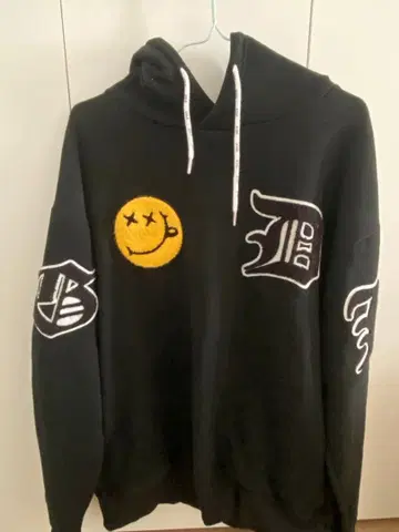 남성용 후드티 블랙