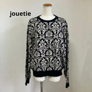 [ 새상품급 ] jouetie 다마스크 패턴 자카드 니트 올 패턴