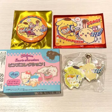 치이카와 산리오 콜라보 토끼 폼폼푸딩 랜덤 컴플리트 세트