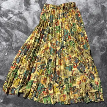 미키 플리츠 스커트