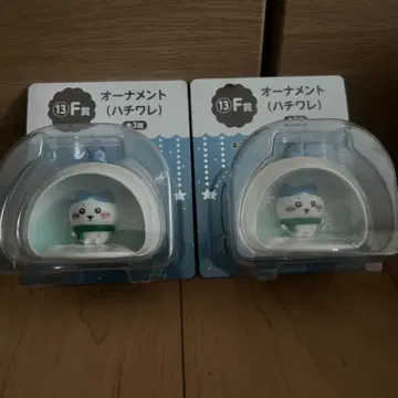 애니마이 복권 치이카와 F상 오너먼트 하치와레 2점