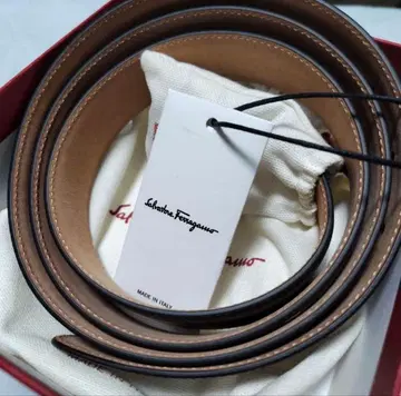 페라가모 남성용 가죽 벨트 블랙 Salvatore Ferragamo