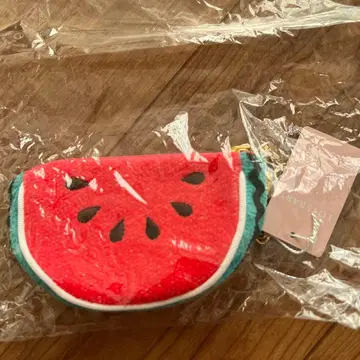 [ 미사용 새상품 ] 페이 수박형 파우치