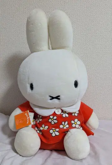 세키구치 미피 꽃무늬 드레스 봉제 인형 51cm