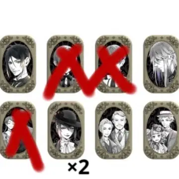 흑집사 트레이딩 캔뱃지 세트 판매